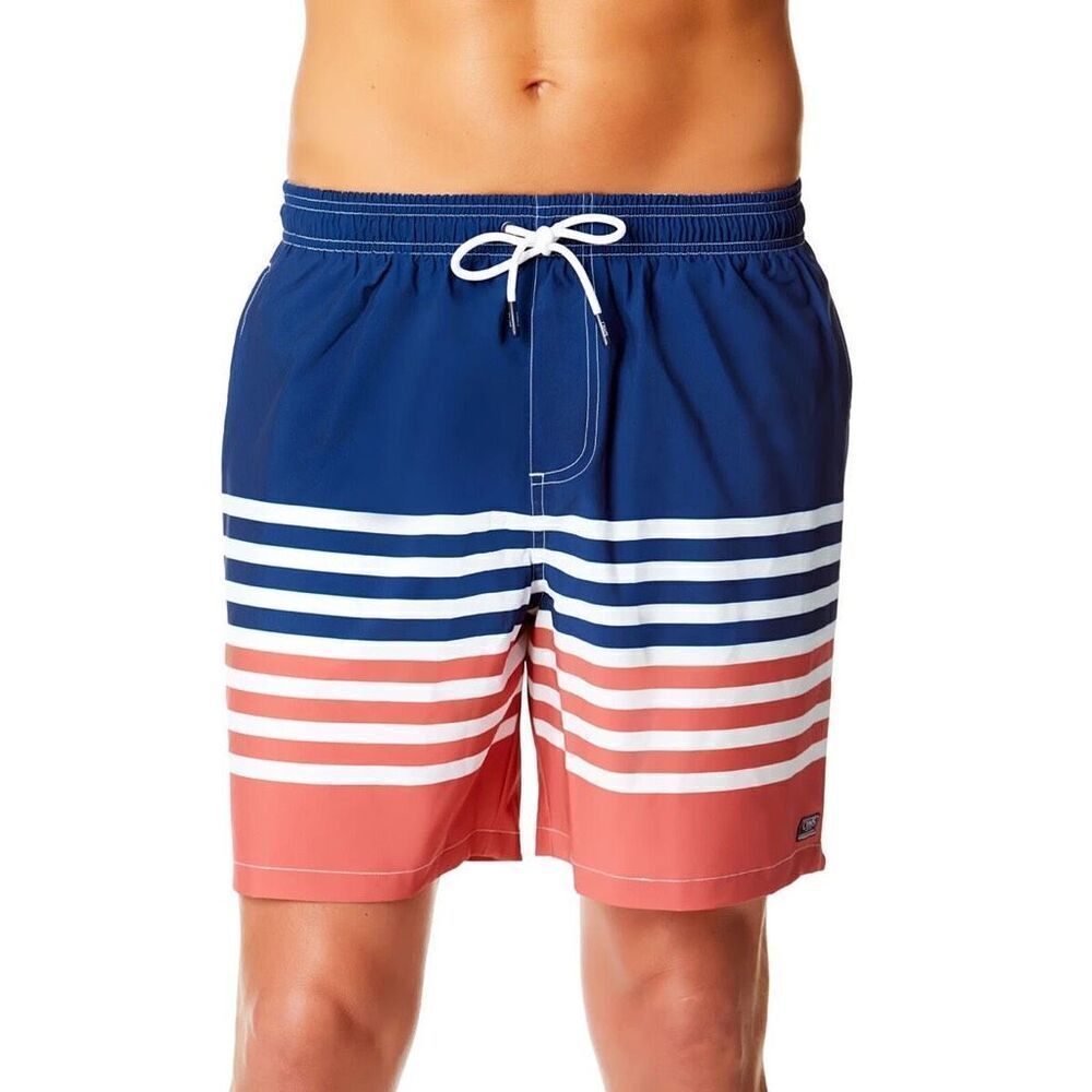 NWT Chaps Men's Men's Swim Trunks with UPF50+ SZ 2XL
